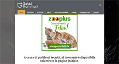 Desktop Screenshot of gattimammoni.it